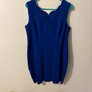 Talbots Elegant Blue Sleeveless Dress size 12 P‎
